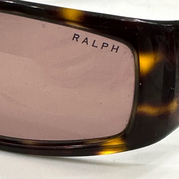 Ralph Lauren Brown/Amber Tortoiseshell Sunglasses EUC & RL Hard-Case EUC - Picture 12 of 17